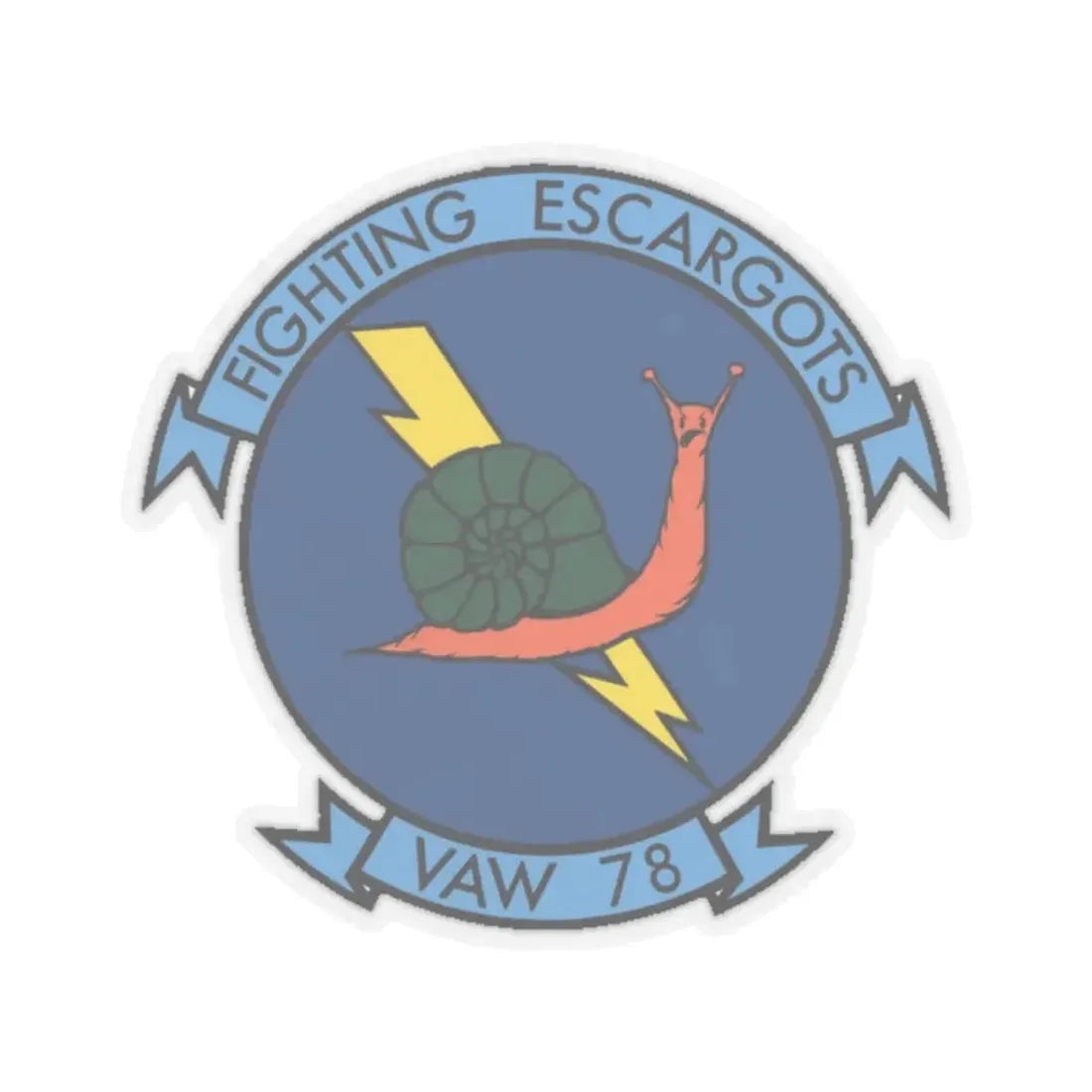 VAW 78 (U.S. Navy) STICKER Vinyl Kiss-Cut Decal 3 Inch Transparent - The Sticker Space