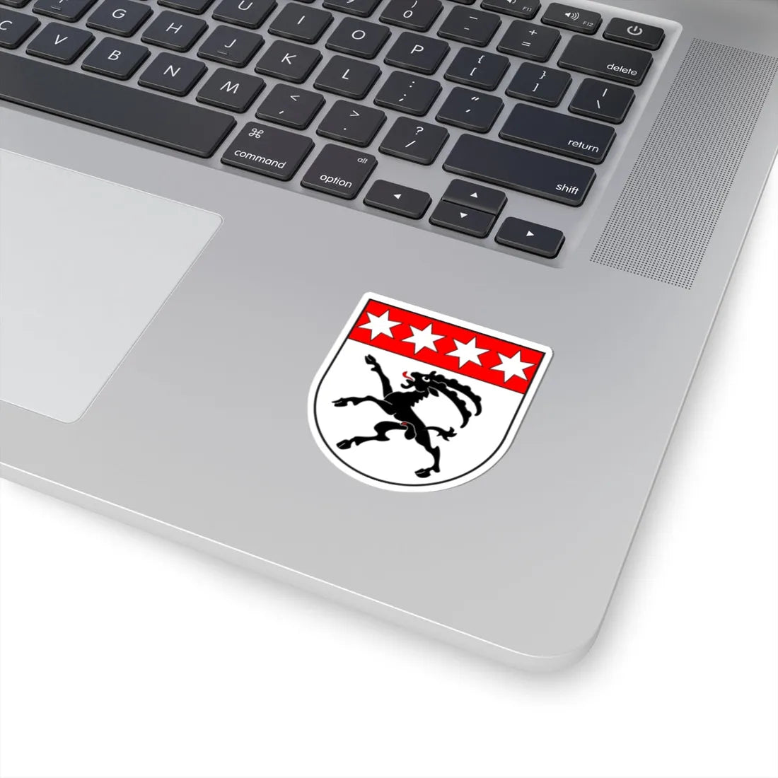 Vaz Obervaz wappen (Switzerland) (Coat of Arms) STICKER Vinyl Kiss-Cut Decal - The Sticker Space