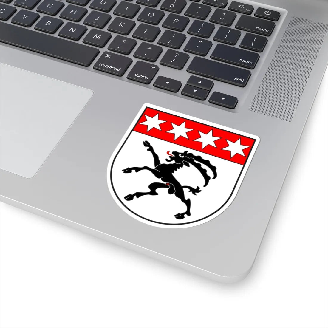 Vaz Obervaz wappen (Switzerland) (Coat of Arms) STICKER Vinyl Kiss-Cut Decal - The Sticker Space