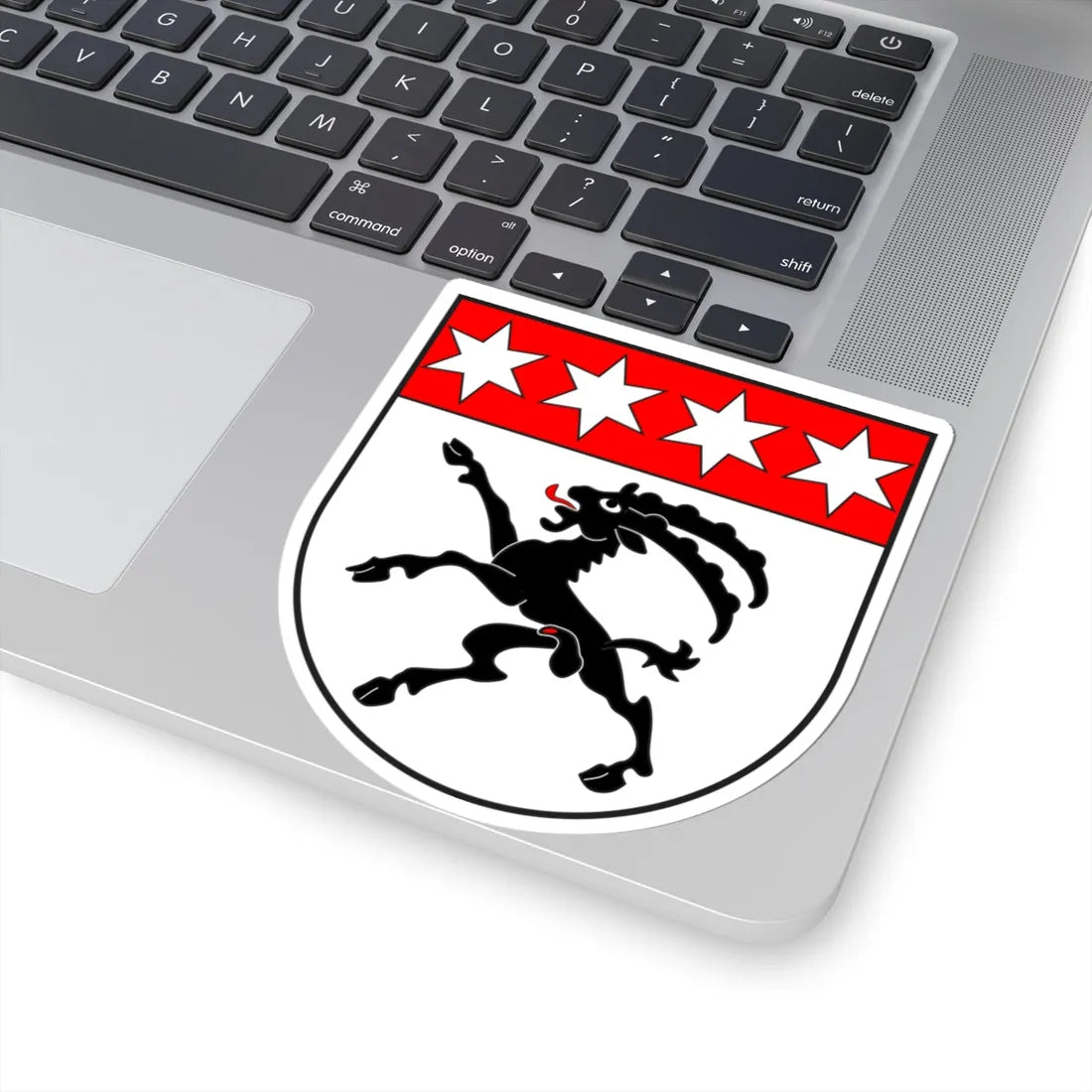 Vaz Obervaz wappen (Switzerland) (Coat of Arms) STICKER Vinyl Kiss-Cut Decal - The Sticker Space