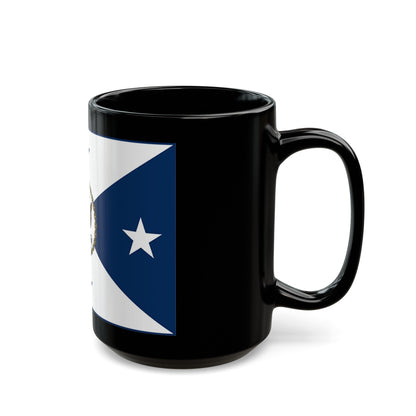 VCNO FLAG NO POLE. (U.S. Navy) Black Coffee Mug-The Sticker Space