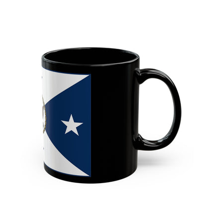 VCNO FLAG NO POLE. (U.S. Navy) Black Coffee Mug-The Sticker Space