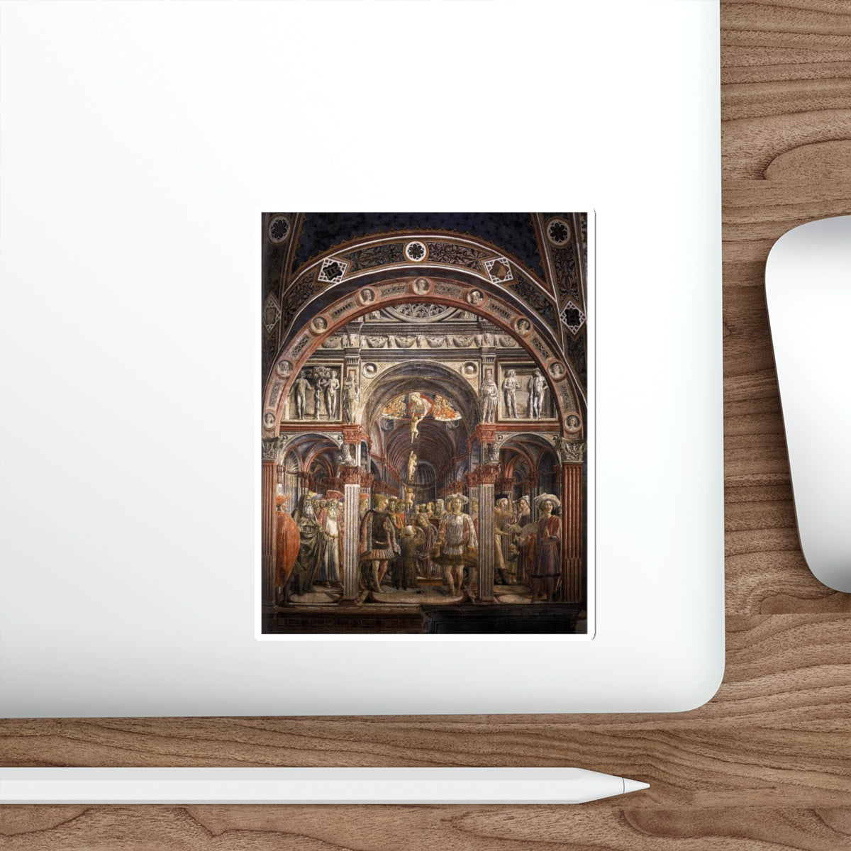 VECCHIETTA - The Founding of the Spedale di Santa Maria della Scala (Artwork) STICKER Vinyl Die-Cut Decal-The Sticker Space