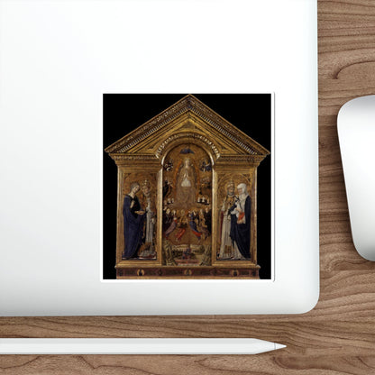 VECCHIETTA - The Virgin of the Assumption with Saints (Artwork) STICKER Vinyl Die-Cut Decal-The Sticker Space