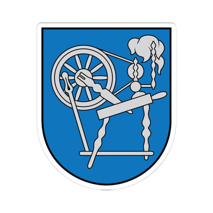 Vecpiebalgas novads COA (Latvia) (Coat of Arms) STICKER Vinyl Kiss-Cut Decal 4 Inch White - The Sticker Space