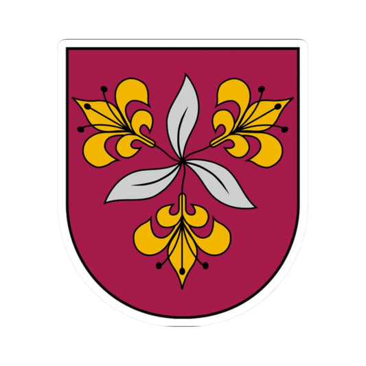 Vecumnieku novads COA (Latvia) (Coat of Arms) STICKER Vinyl Kiss-Cut Decal 2 Inch White - The Sticker Space