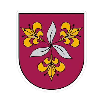 Vecumnieku novads COA (Latvia) (Coat of Arms) STICKER Vinyl Kiss-Cut Decal 3 Inch White - The Sticker Space