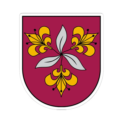 Vecumnieku novads COA (Latvia) (Coat of Arms) STICKER Vinyl Kiss-Cut Decal 6 Inch White - The Sticker Space