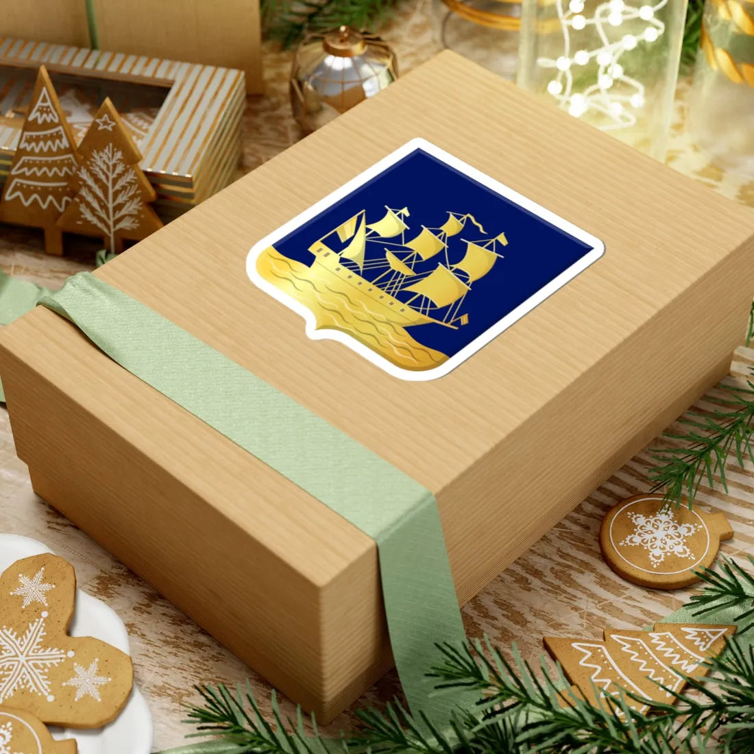 Veenendaal wapen 1816 (Netherlands) (Coat of Arms) STICKER Vinyl Kiss-Cut Decal - The Sticker Space