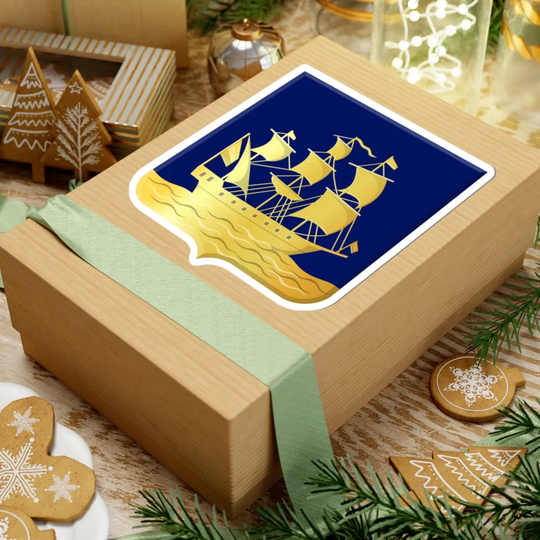 Veenendaal wapen 1816 (Netherlands) (Coat of Arms) STICKER Vinyl Kiss-Cut Decal - The Sticker Space