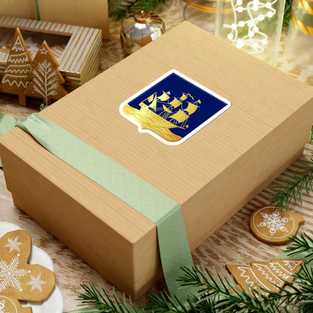 Veenendaal wapen 1816 (Netherlands) (Coat of Arms) STICKER Vinyl Kiss-Cut Decal - The Sticker Space