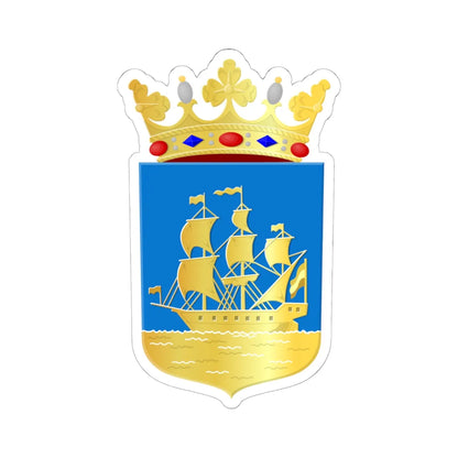 Veenendaal-wapen (Netherlands) (Coat of Arms) STICKER Vinyl Kiss-Cut Decal 6 Inch White - The Sticker Space