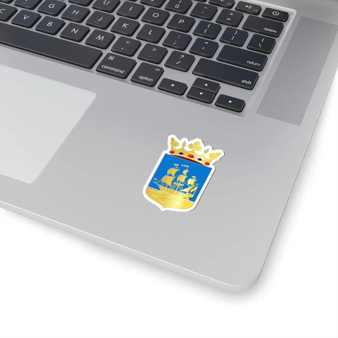 Veenendaal-wapen (Netherlands) (Coat of Arms) STICKER Vinyl Kiss-Cut Decal - The Sticker Space