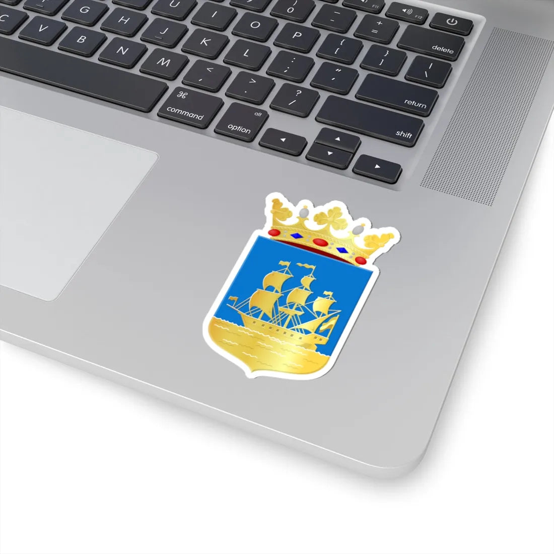 Veenendaal-wapen (Netherlands) (Coat of Arms) STICKER Vinyl Kiss-Cut Decal - The Sticker Space