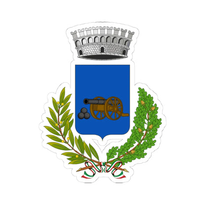 Veglie-Stemma (Italy) (Coat of Arms) STICKER Vinyl Kiss-Cut Decal 4 Inch White - The Sticker Space