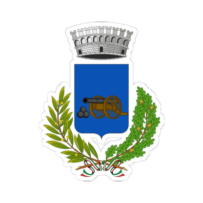 Veglie-Stemma (Italy) (Coat of Arms) STICKER Vinyl Kiss-Cut Decal 6 Inch White - The Sticker Space