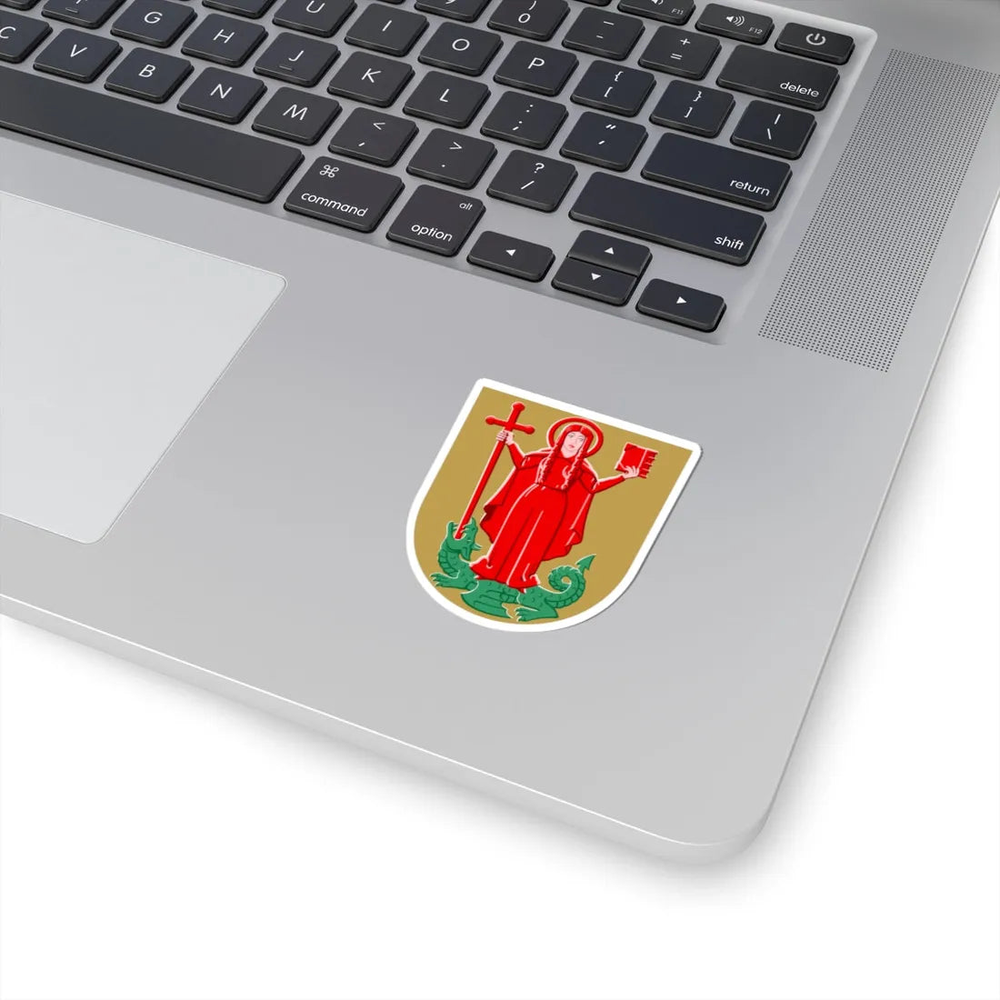 Vehmaa.vaakuna (Finland) (Coat of Arms) STICKER Vinyl Kiss-Cut Decal - The Sticker Space