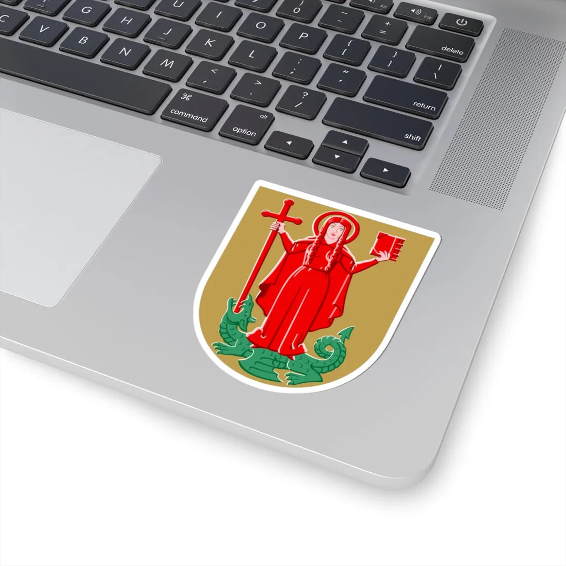 Vehmaa.vaakuna (Finland) (Coat of Arms) STICKER Vinyl Kiss-Cut Decal - The Sticker Space