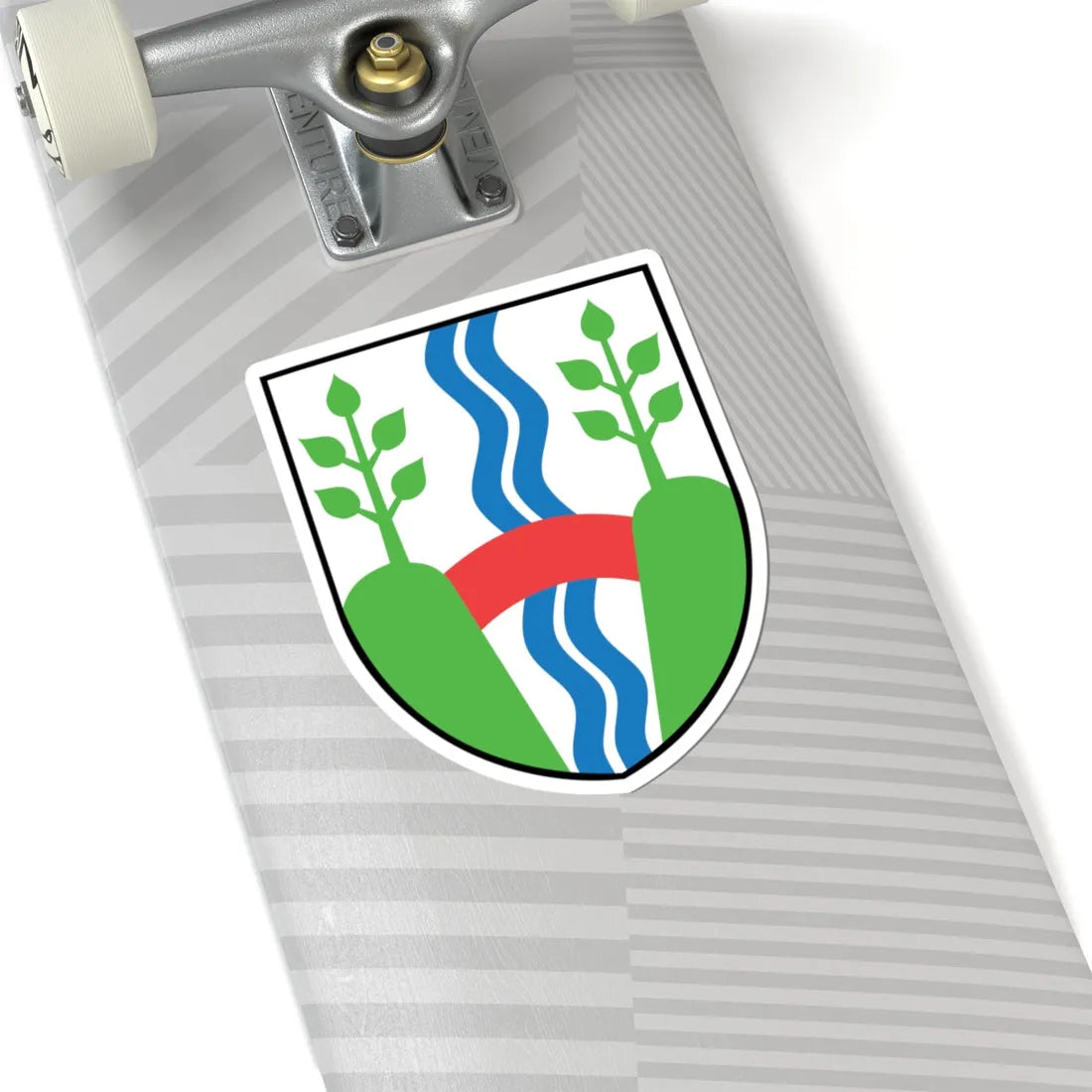 Vejle Kommune coa (Denmark) (Coat of Arms) STICKER Vinyl Kiss-Cut Decal - The Sticker Space