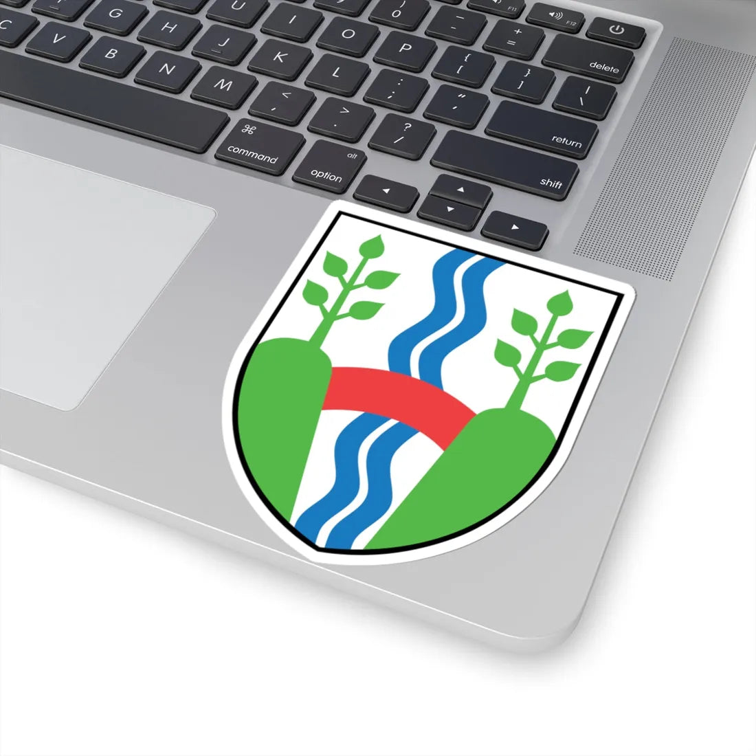 Vejle Kommune coa (Denmark) (Coat of Arms) STICKER Vinyl Kiss-Cut Decal - The Sticker Space