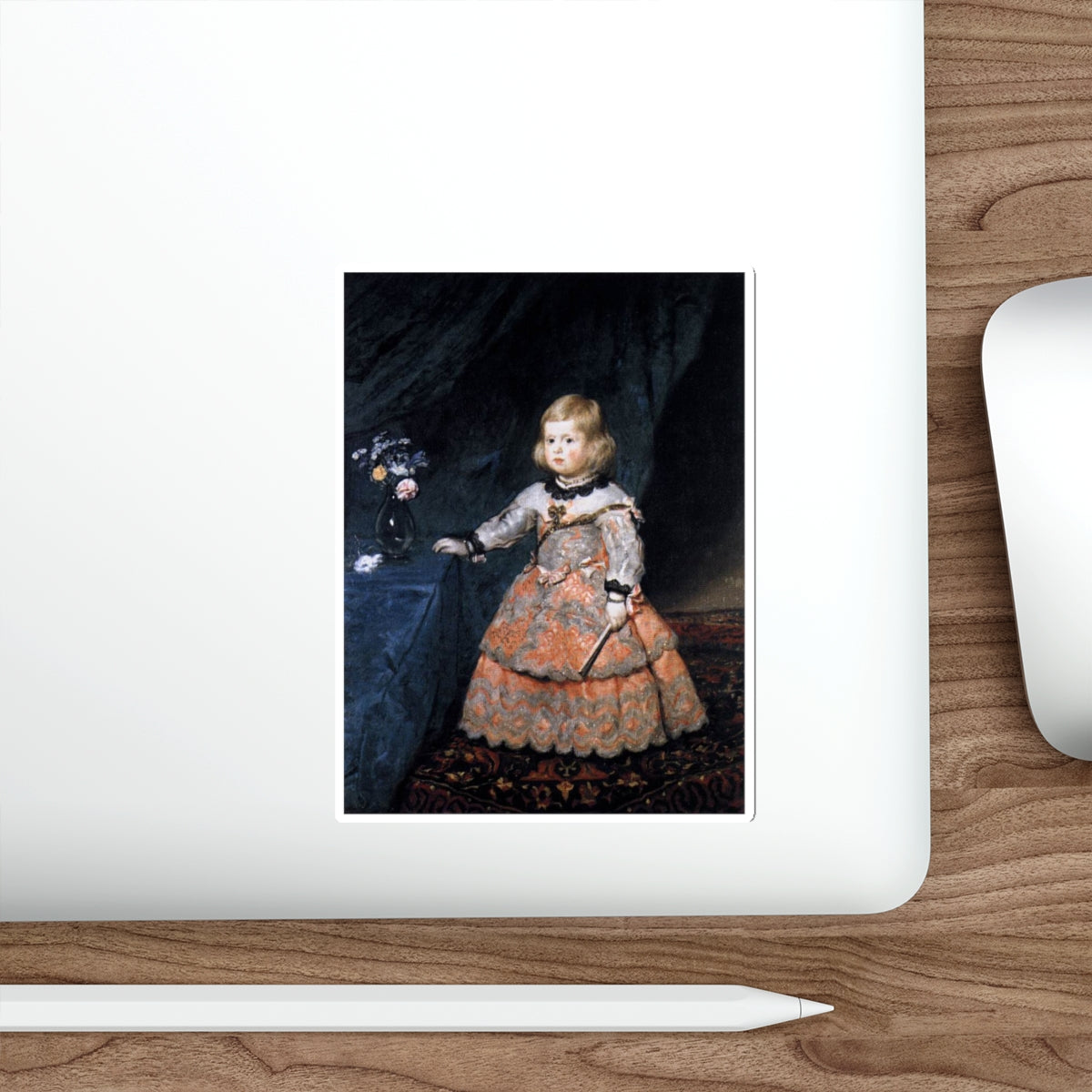 VELAZQUEZ, Diego Rodriguez de Silva y - Infanta Margarita (Artwork) STICKER Vinyl Die-Cut Decal-The Sticker Space