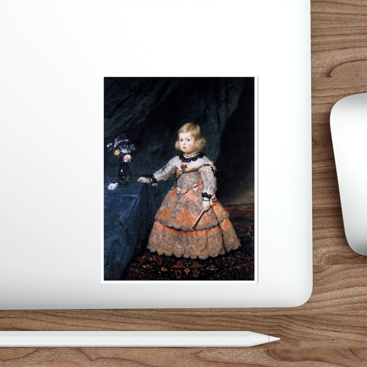 VELAZQUEZ, Diego Rodriguez de Silva y - Infanta Margarita (Artwork) STICKER Vinyl Die-Cut Decal-The Sticker Space