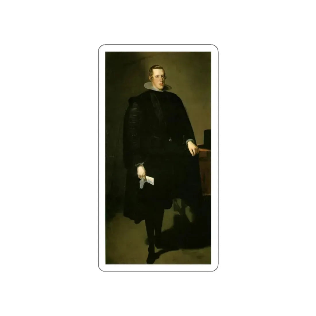 VELAZQUEZ, Diego Rodriguez de Silva y - Philip IV (Artwork) STICKER Vinyl Die-Cut Decal White Die-Cut 2 Inch - The Sticker Space