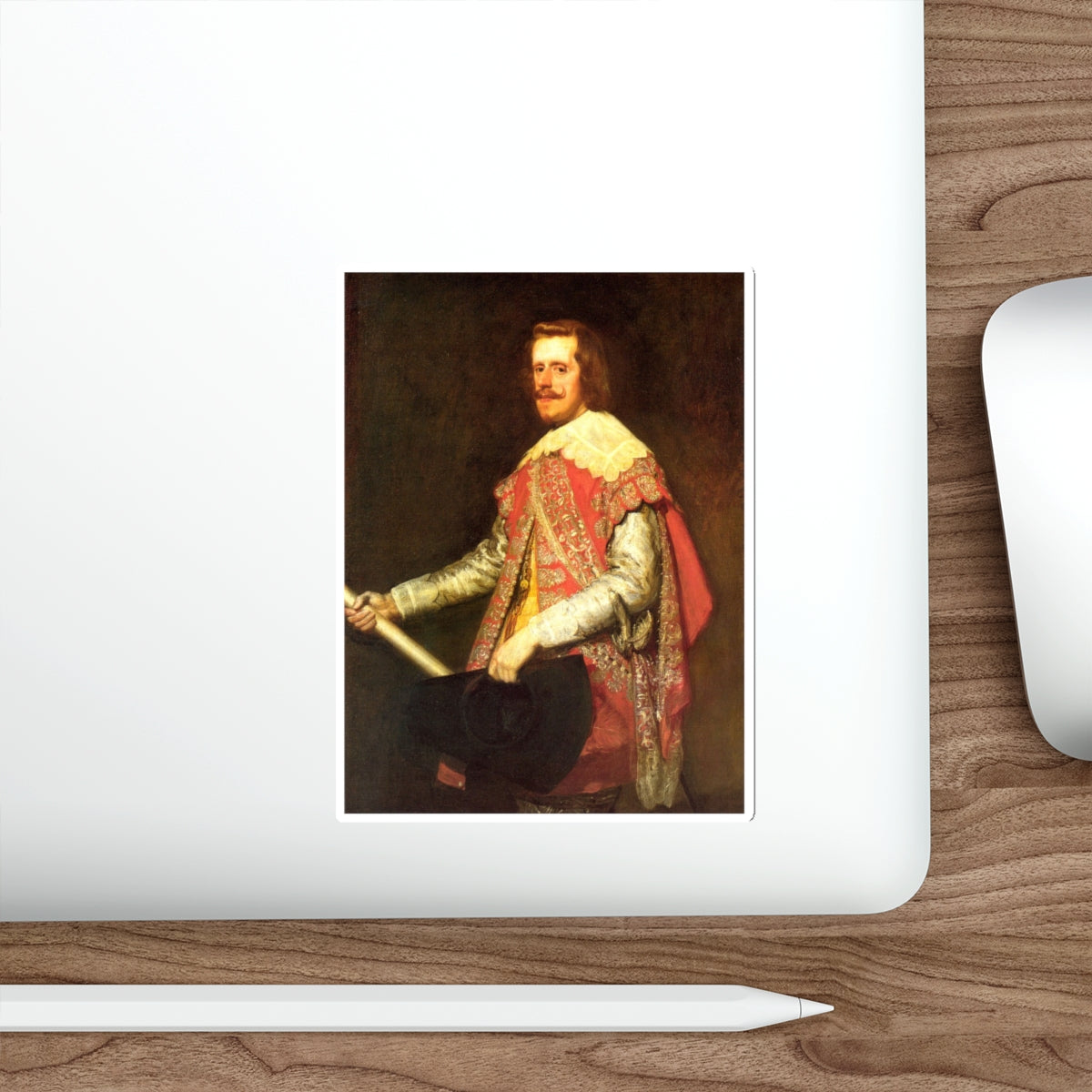 VELAZQUEZ, Diego Rodriguez de Silva y - Philip IV at Fraga (Artwork) STICKER Vinyl Die-Cut Decal-The Sticker Space