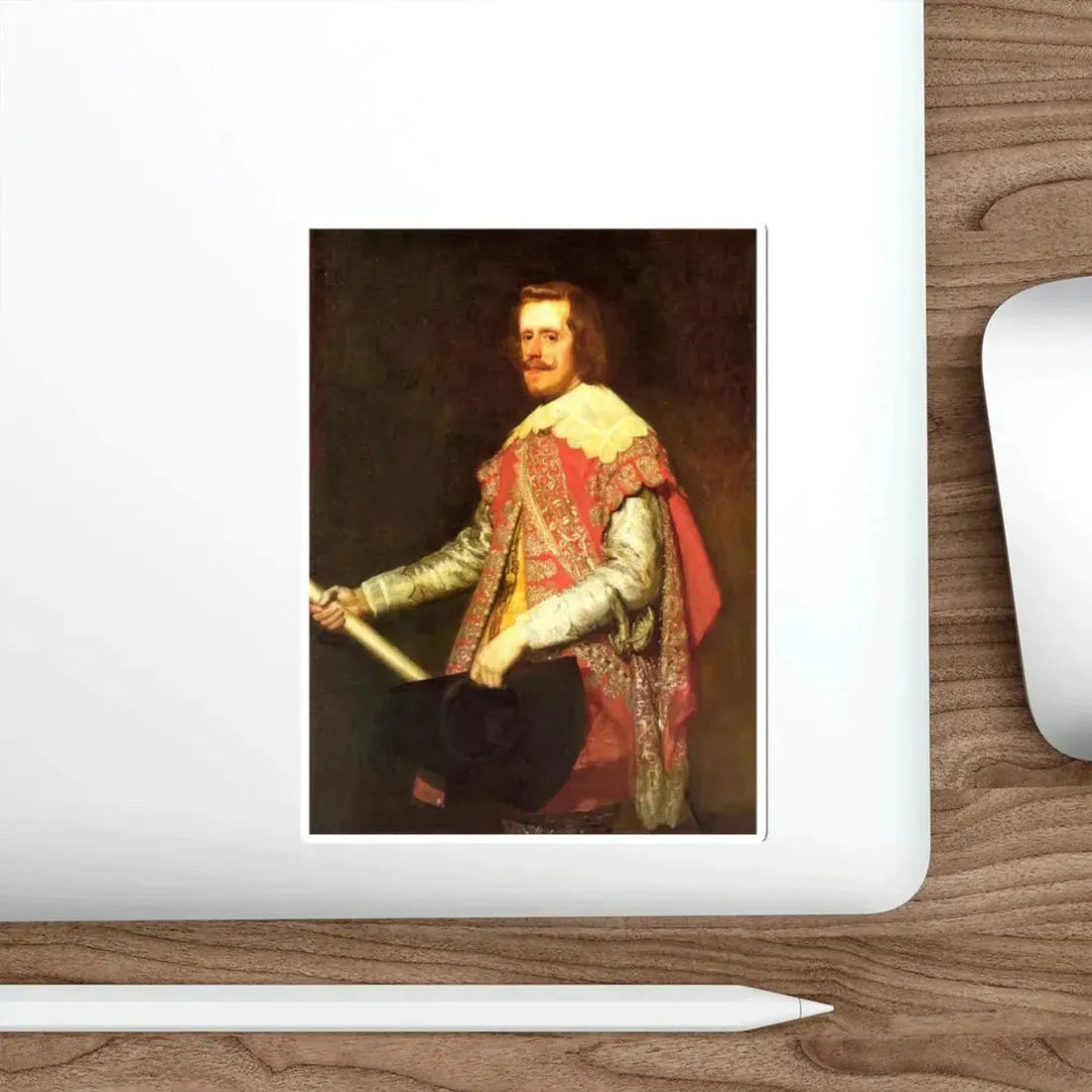 VELAZQUEZ, Diego Rodriguez de Silva y - Philip IV at Fraga (Artwork) STICKER Vinyl Die-Cut Decal - The Sticker Space