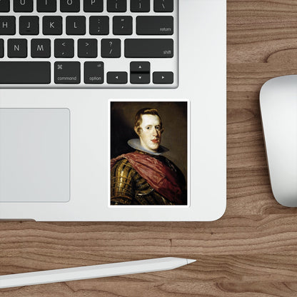 VELAZQUEZ, Diego Rodriguez de Silva y - Philip IV in Armour (Artwork) STICKER Vinyl Die-Cut Decal-The Sticker Space