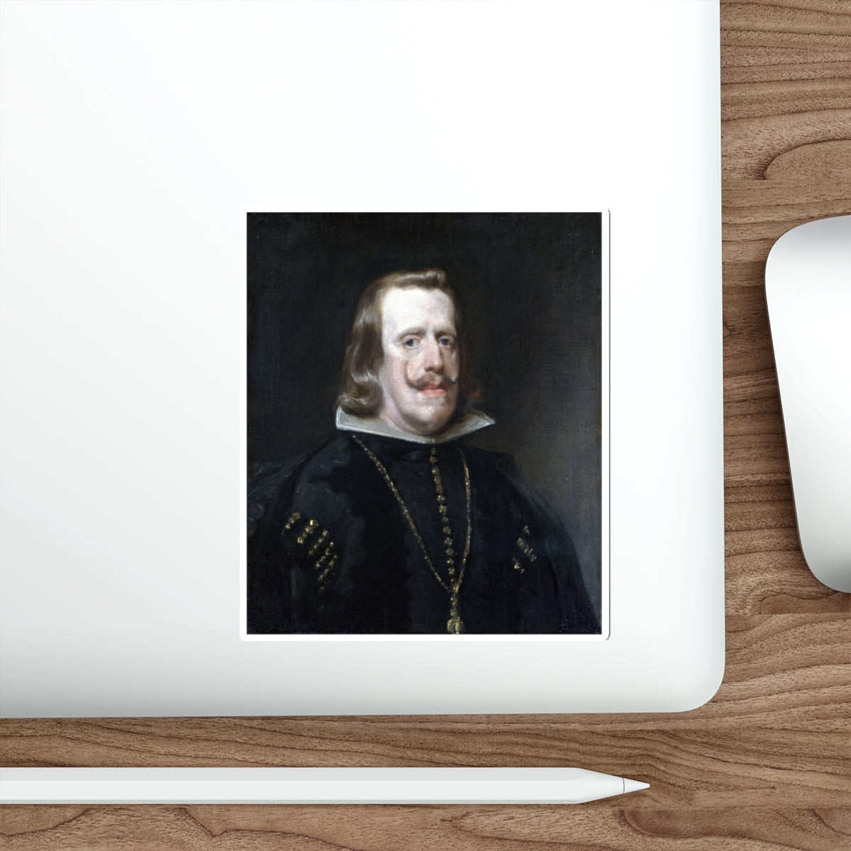 VELAZQUEZ, Diego Rodriguez de Silva y - Philip IV of Spain (Artwork) STICKER Vinyl Die-Cut Decal-The Sticker Space