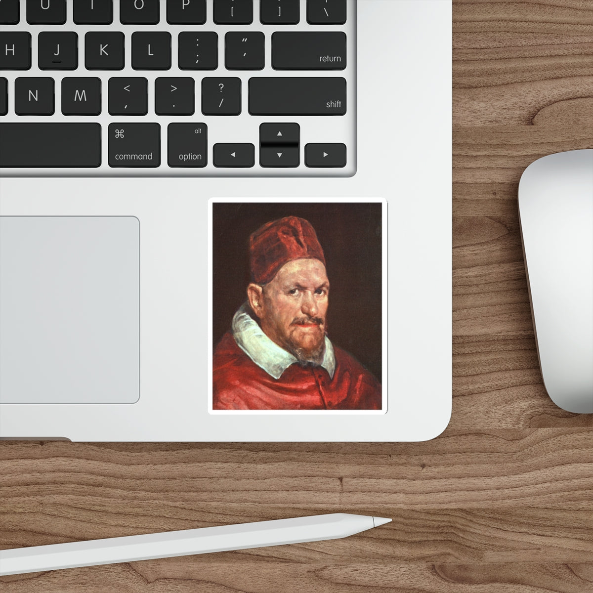 VELAZQUEZ, Diego Rodriguez de Silva y - Pope Innocent X (Artwork) STICKER Vinyl Die-Cut Decal-The Sticker Space