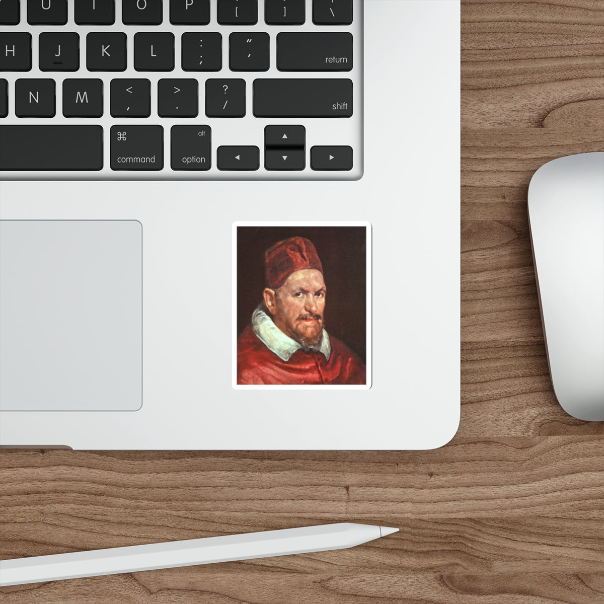 VELAZQUEZ, Diego Rodriguez de Silva y - Pope Innocent X (Artwork) STICKER Vinyl Die-Cut Decal-The Sticker Space