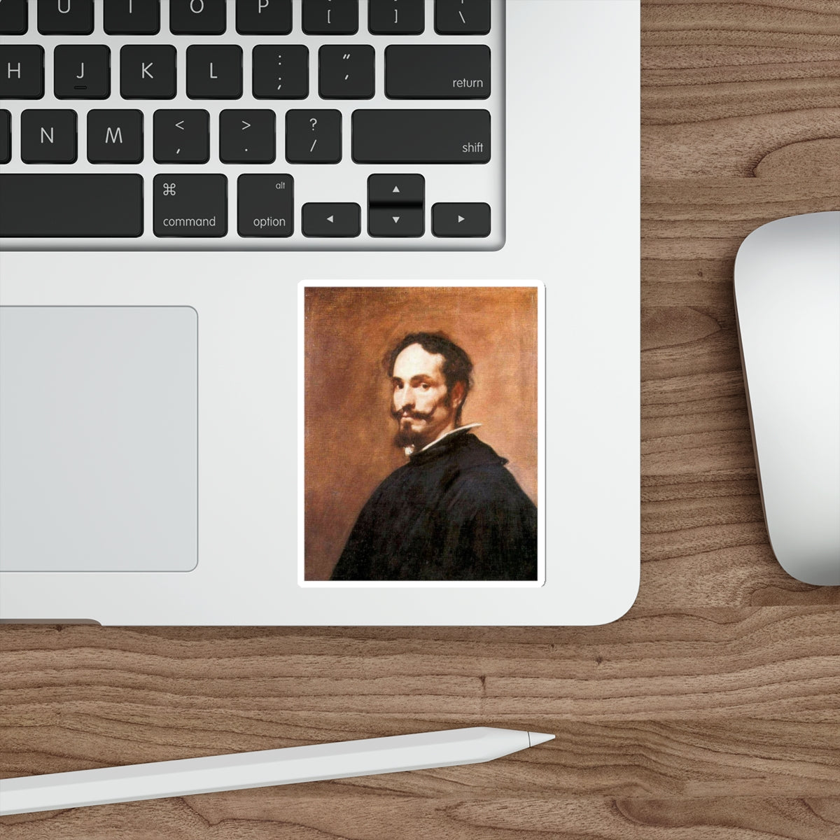 VELAZQUEZ, Diego Rodriguez de Silva y - Portrait of a Man (Artwork) STICKER Vinyl Die-Cut Decal-The Sticker Space