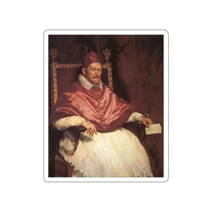 VELAZQUEZ, Diego Rodriguez de Silva y - Portrait of Innocent X (Artwork) STICKER Vinyl Die-Cut Decal White Die-Cut 2 Inch - The Sticker Space