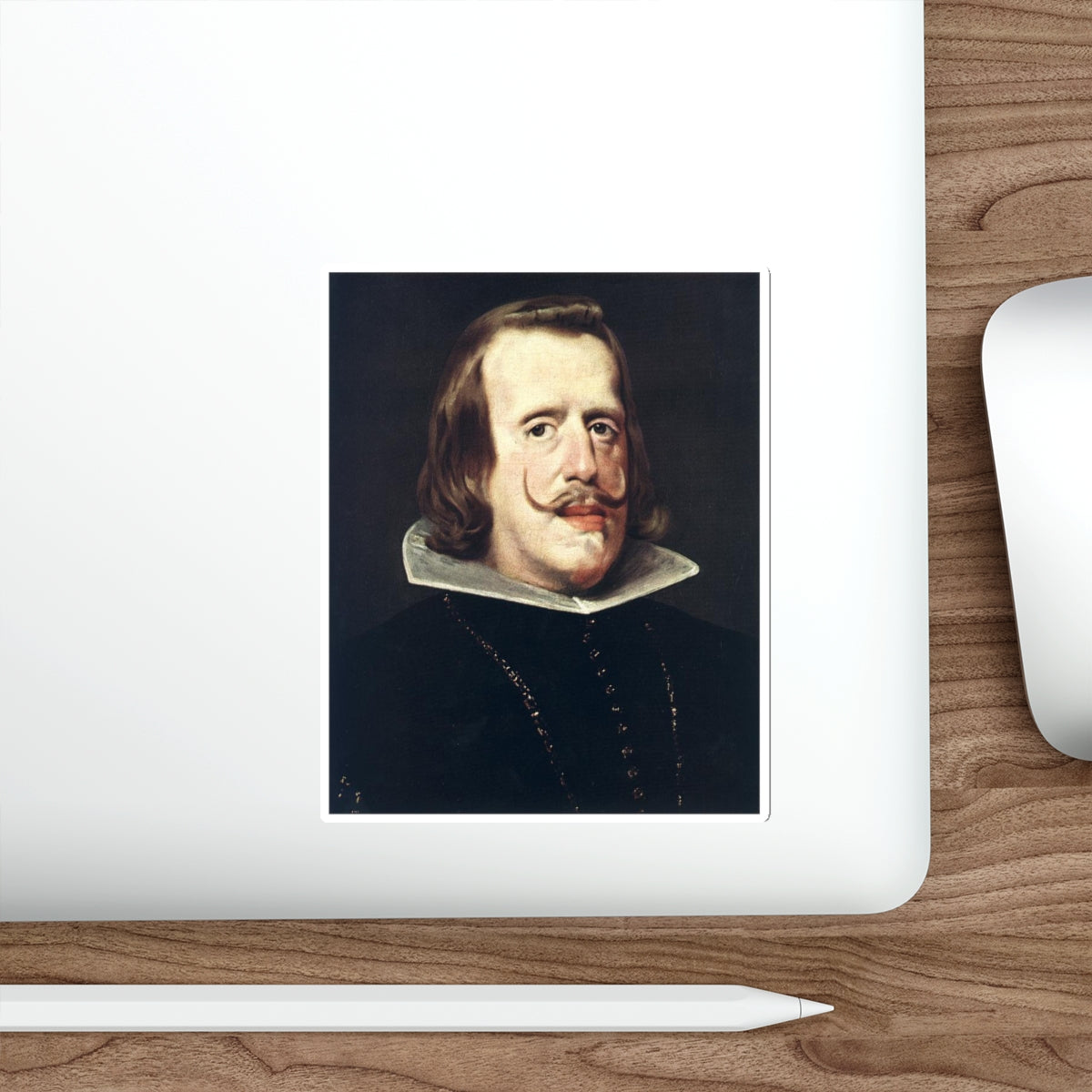 VELAZQUEZ, Diego Rodriguez de Silva y - Portrait of Philip IV (Artwork) STICKER Vinyl Die-Cut Decal-The Sticker Space