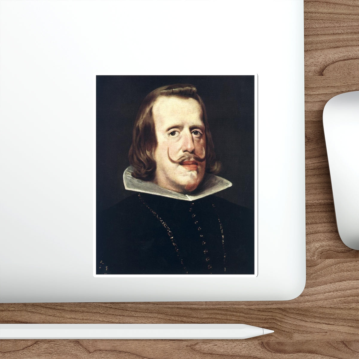 VELAZQUEZ, Diego Rodriguez de Silva y - Portrait of Philip IV (Artwork) STICKER Vinyl Die-Cut Decal-The Sticker Space