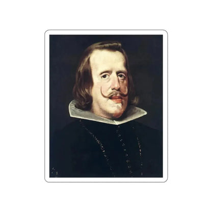 VELAZQUEZ, Diego Rodriguez de Silva y - Portrait of Philip IV (Artwork) STICKER Vinyl Die-Cut Decal White Die-Cut 2 Inch - The Sticker Space