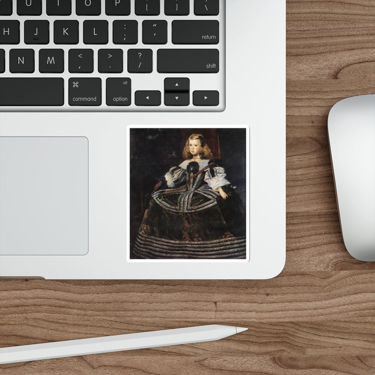 VELAZQUEZ, Diego Rodriguez de Silva y - Portrait of the Infanta Margarita (Artwork) STICKER Vinyl Die-Cut Decal-The Sticker Space