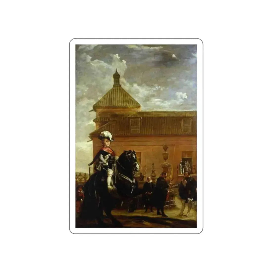 VELAZQUEZ, Diego Rodriguez de Silva y - Prince Baltasar Carlos (Artwork) STICKER Vinyl Die-Cut Decal White Die-Cut 2 Inch - The Sticker Space