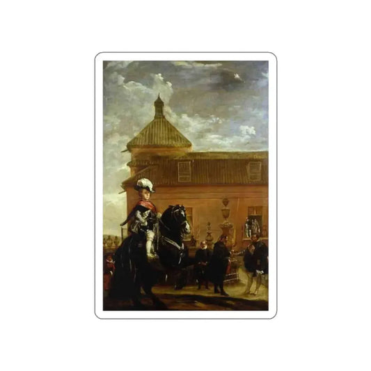 VELAZQUEZ, Diego Rodriguez de Silva y - Prince Baltasar Carlos (Artwork) STICKER Vinyl Die-Cut Decal White Die-Cut 2 Inch - The Sticker Space