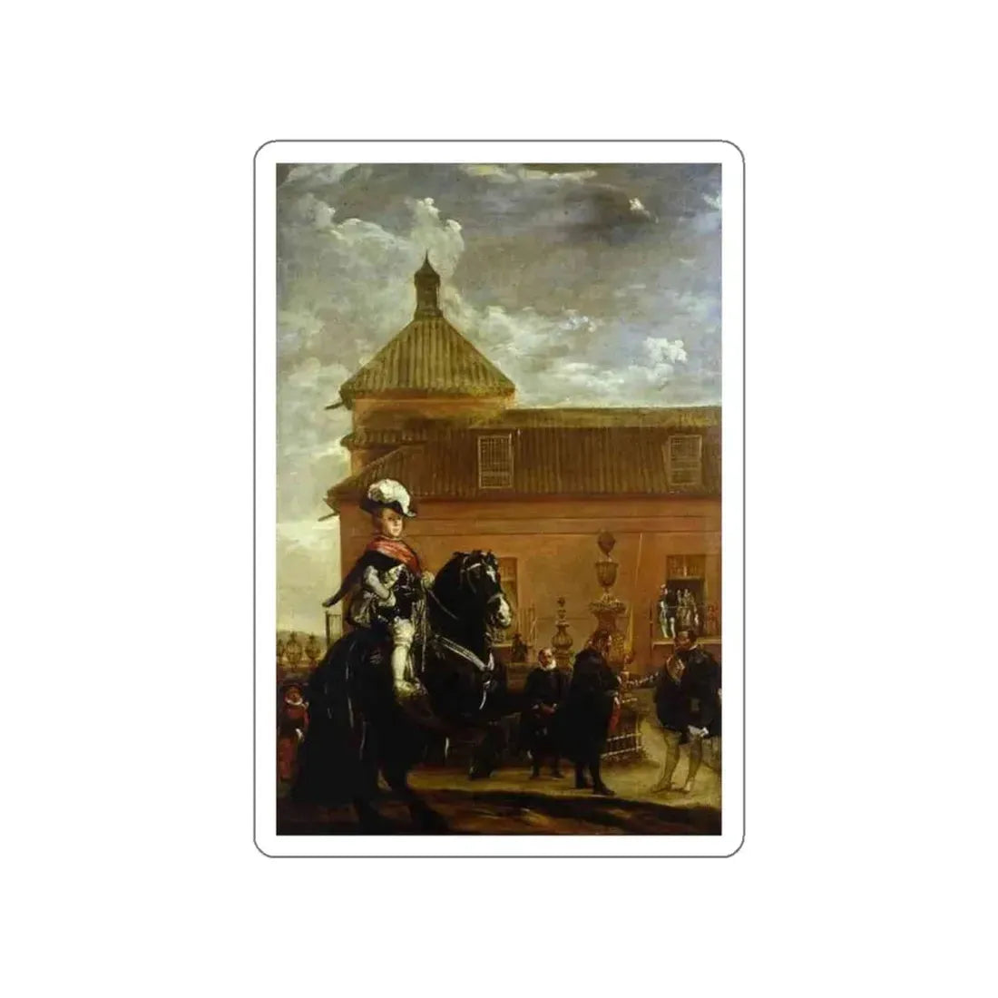 VELAZQUEZ, Diego Rodriguez de Silva y - Prince Baltasar Carlos (Artwork) STICKER Vinyl Die-Cut Decal White Die-Cut 4 Inch - The Sticker Space