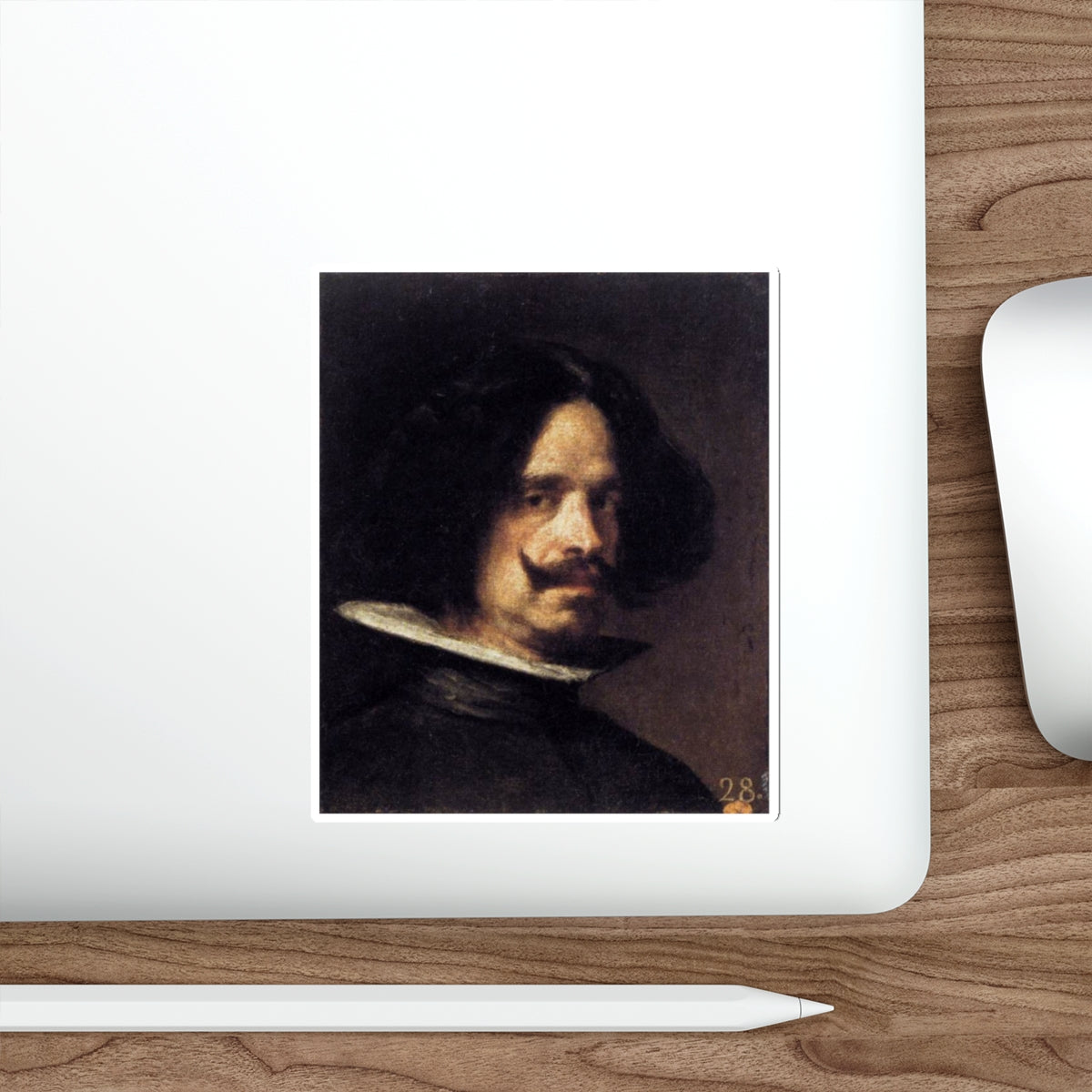 VELAZQUEZ, Diego Rodriguez de Silva y - Self-Portrait (Artwork) STICKER Vinyl Die-Cut Decal-The Sticker Space