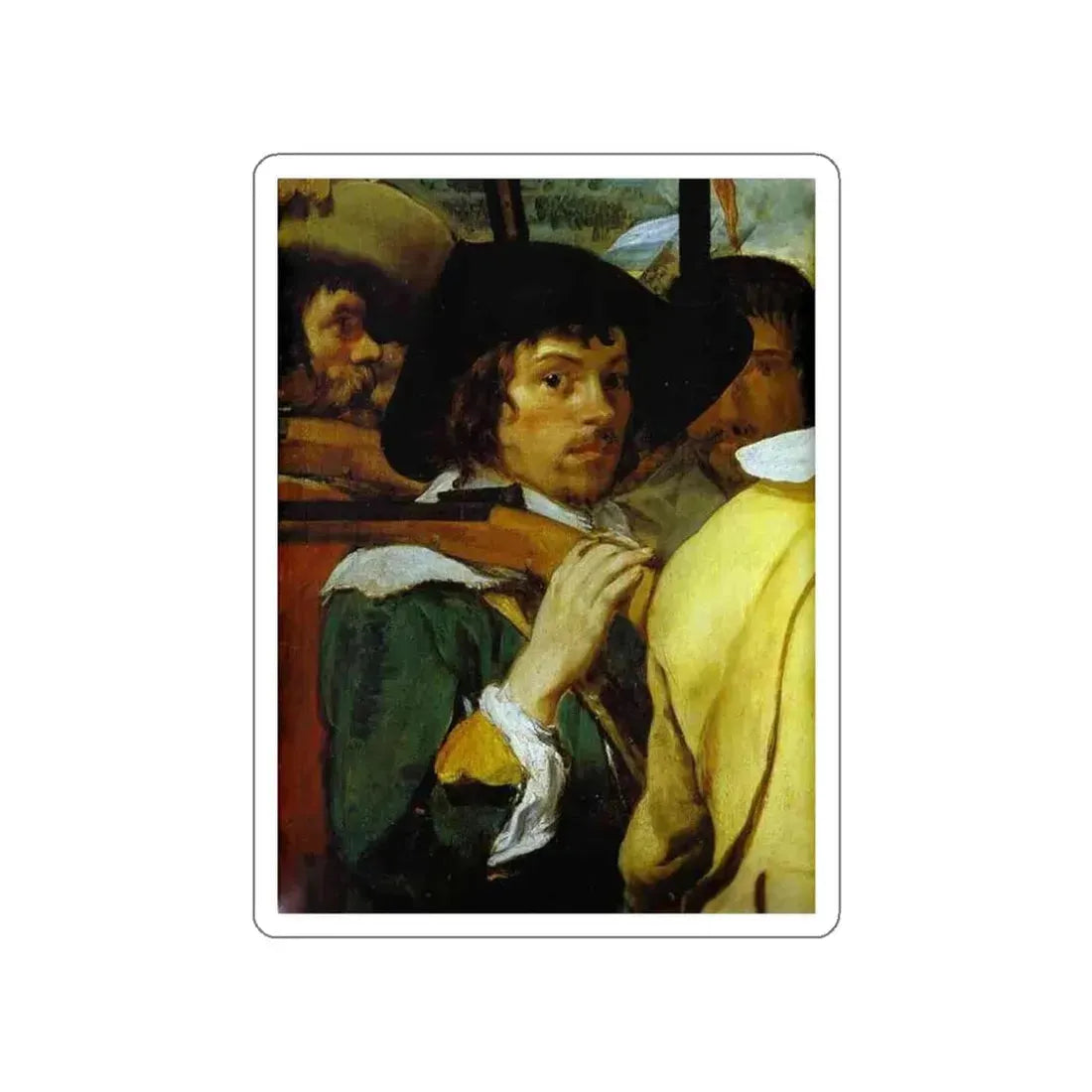 VELAZQUEZ, Diego Rodriguez de Silva y - Surrender of Breda (Las Lanzas (Artwork) STICKER Vinyl Die-Cut Decal White Die-Cut 3 Inch - The Sticker Space