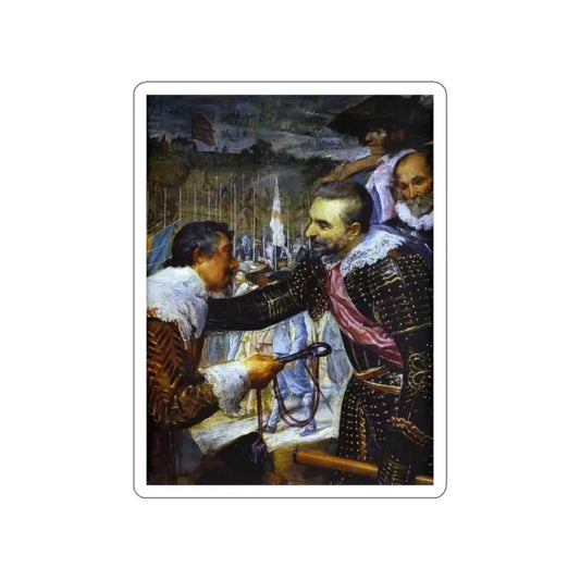 VELAZQUEZ, Diego Rodriguez de Silva y - Surrender of Breda (Las Lanzas) d (Artwork) STICKER Vinyl Die-Cut Decal White Die-Cut 2 Inch - The Sticker Space