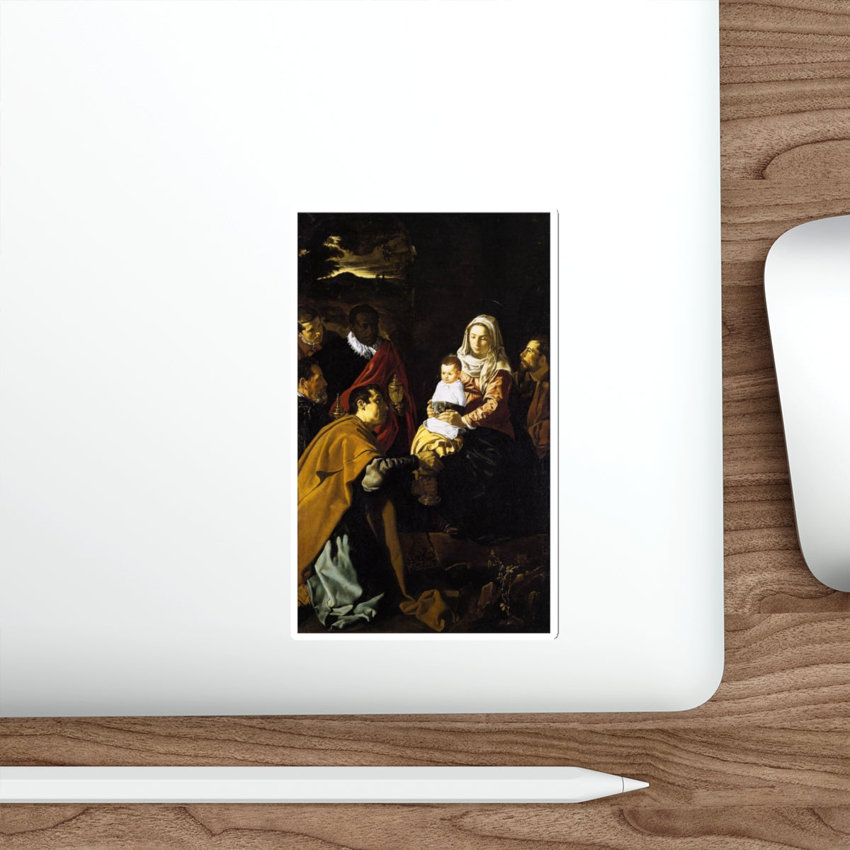 VELAZQUEZ, Diego Rodriguez de Silva y - The Adoration of the Magi (Artwork) STICKER Vinyl Die-Cut Decal-The Sticker Space