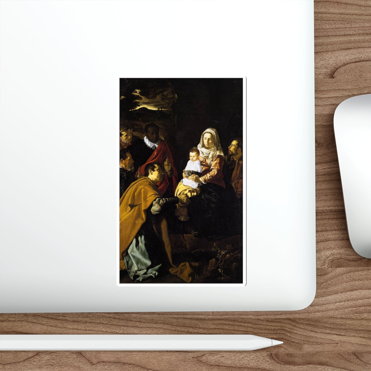 VELAZQUEZ, Diego Rodriguez de Silva y - The Adoration of the Magi (Artwork) STICKER Vinyl Die-Cut Decal-The Sticker Space