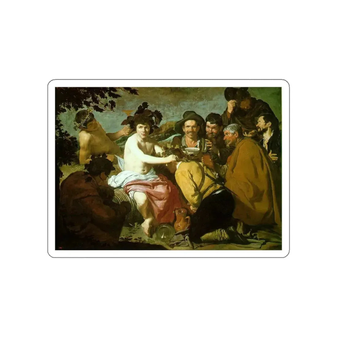 VELAZQUEZ, Diego Rodriguez de Silva y - The forge of Vulcan 2 (Artwork) STICKER Vinyl Die-Cut Decal White Die-Cut 6 Inch - The Sticker Space