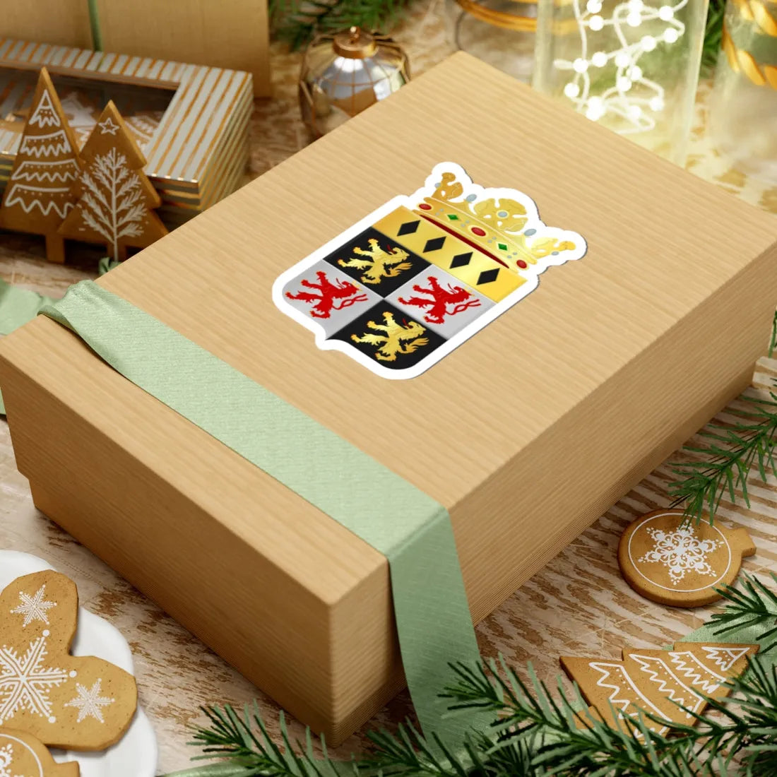 Veldhoven wapen (Netherlands) (Coat of Arms) STICKER Vinyl Kiss-Cut Decal - The Sticker Space