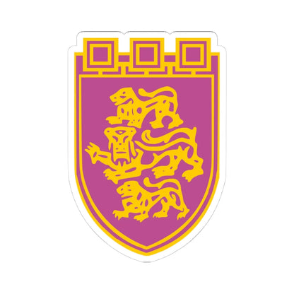 Veliko-tarnovo-coat-of-arms-2 (Bulgaria) (Coat of Arms) STICKER Vinyl Kiss-Cut Decal 4 Inch White - The Sticker Space
